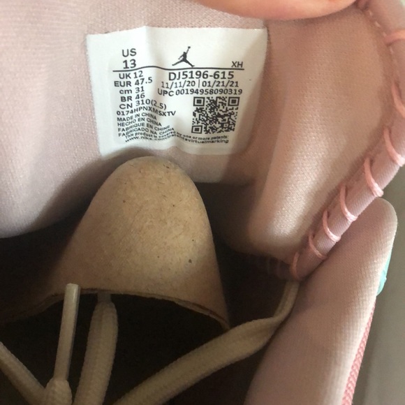 NIKE AIR JORDAN 1 LOW SE ‘EASTER PASTEL’ SNEAKERS - Picture 10 of 10